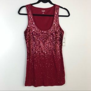 🖤 NWT Express Glitter Tank